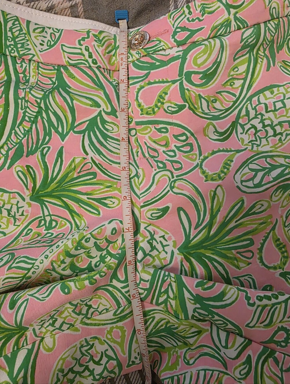 Lilly Pulitzer Darci Scalloped Knit Shorts Size 10 - Picture 8 of 9